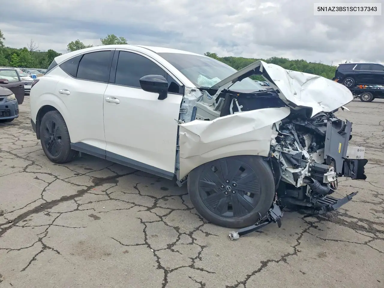 2025 Nissan Murano Sv VIN: 5N1AZ3BS1SC137343 Lot: 61384436