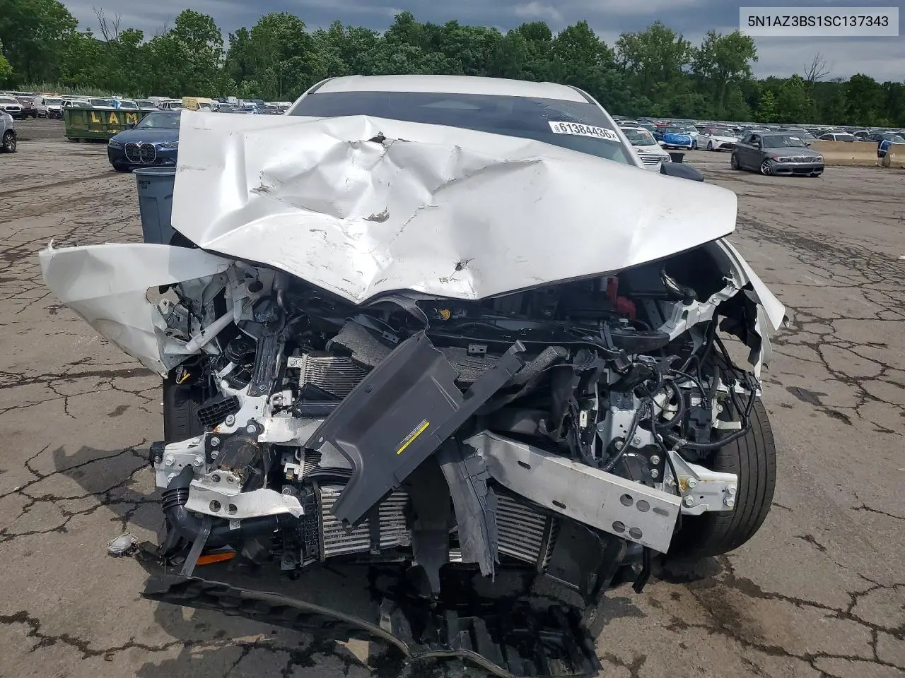 2025 Nissan Murano Sv VIN: 5N1AZ3BS1SC137343 Lot: 61384436