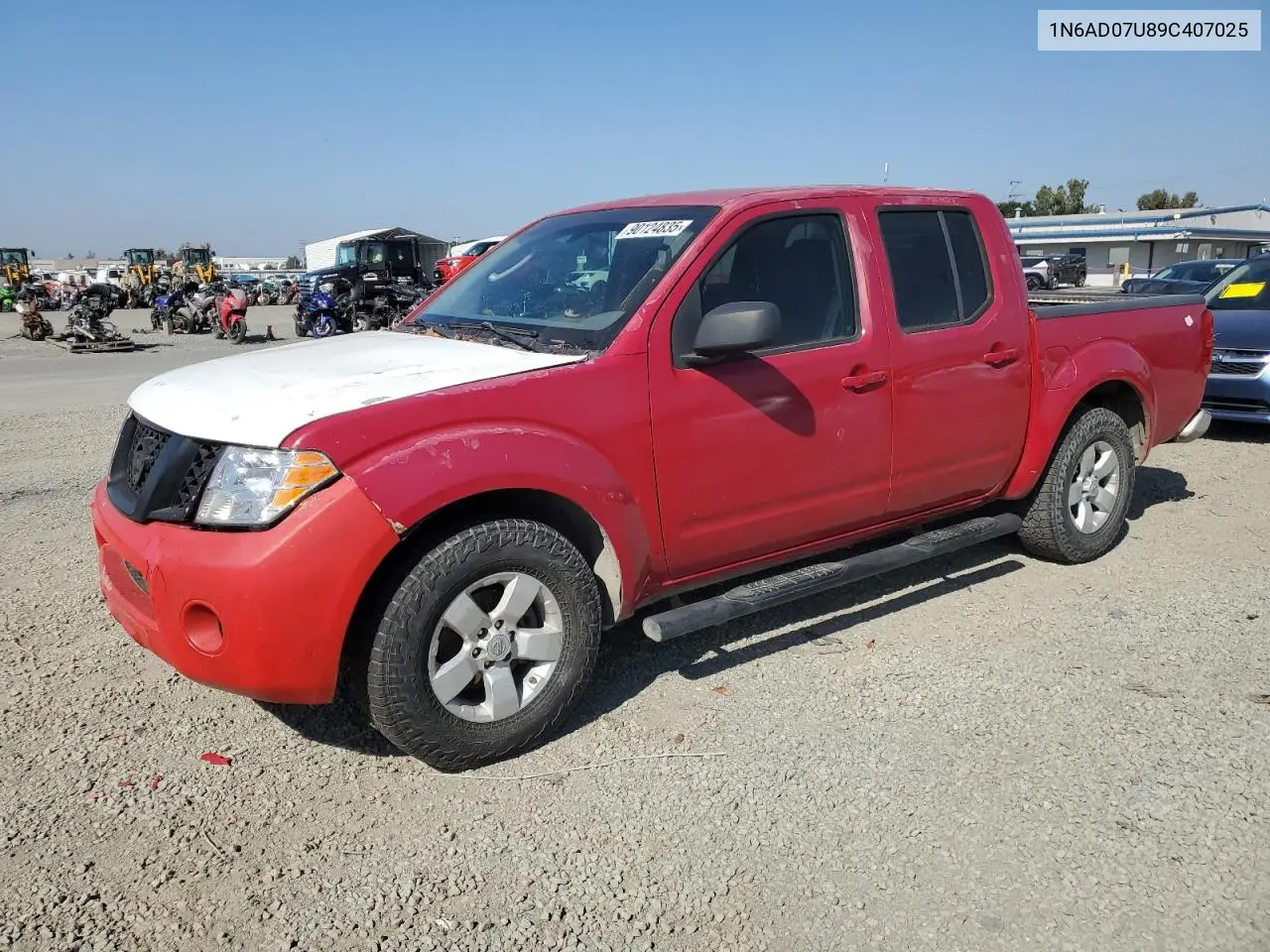 1N6AD07U89C407025 2009 Nissan Frontier Crew Cab Se