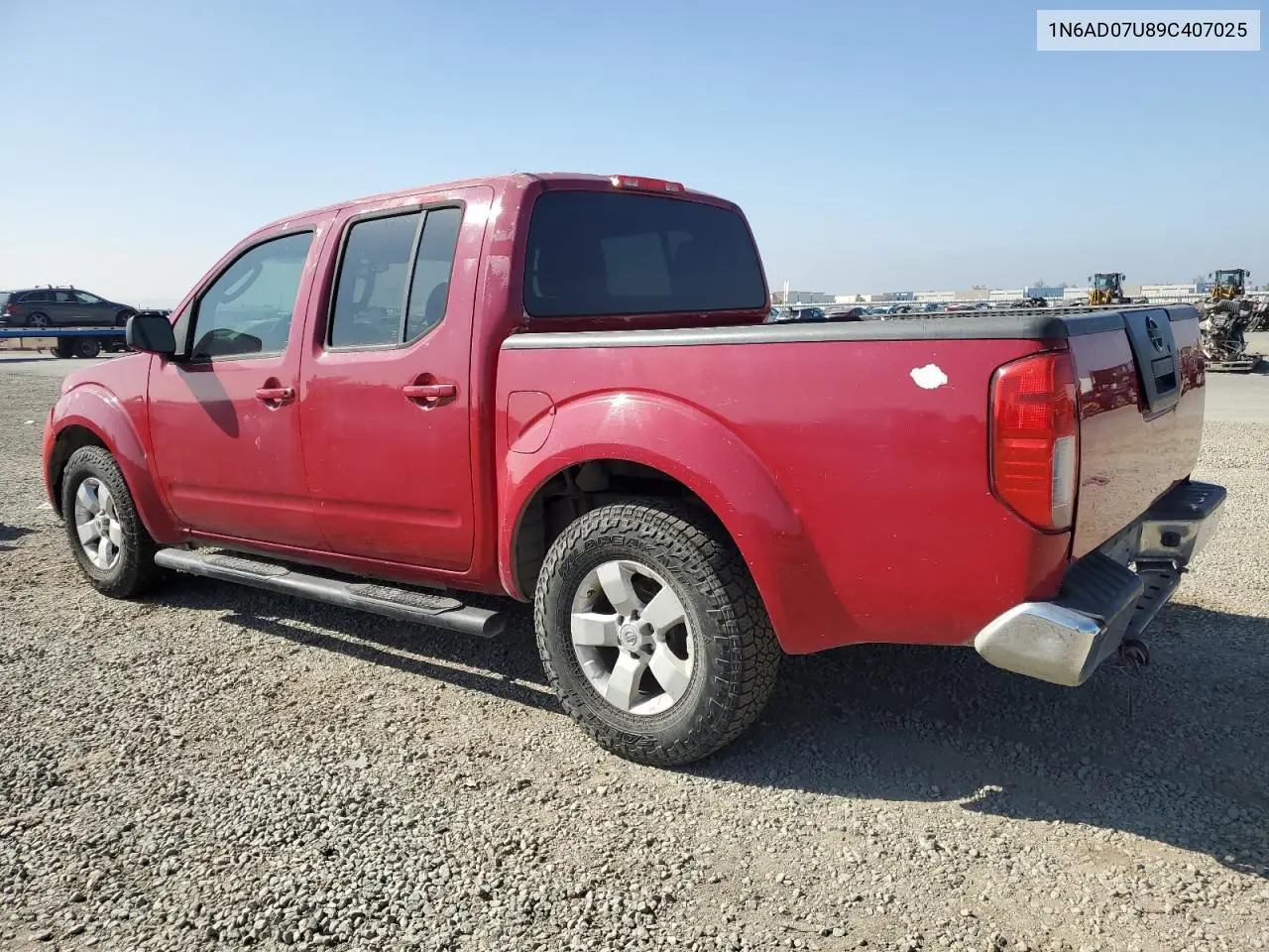 1N6AD07U89C407025 2009 Nissan Frontier Crew Cab Se