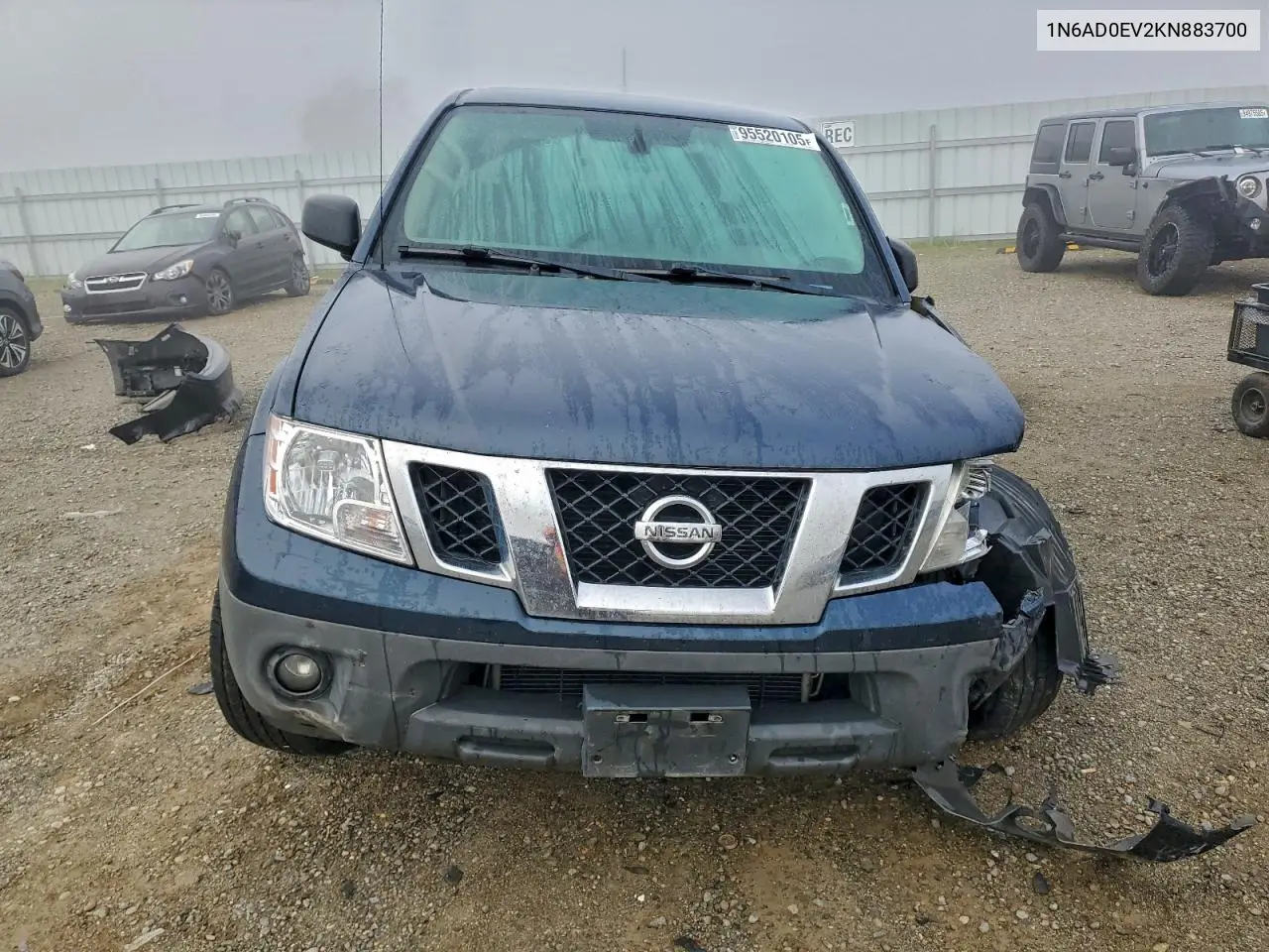 1N6AD0EV2KN883700 2019 Nissan Frontier S