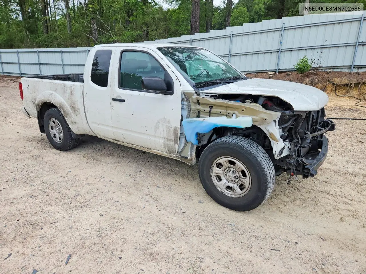 1N6ED0CE8MN702686 2021 Nissan Frontier S