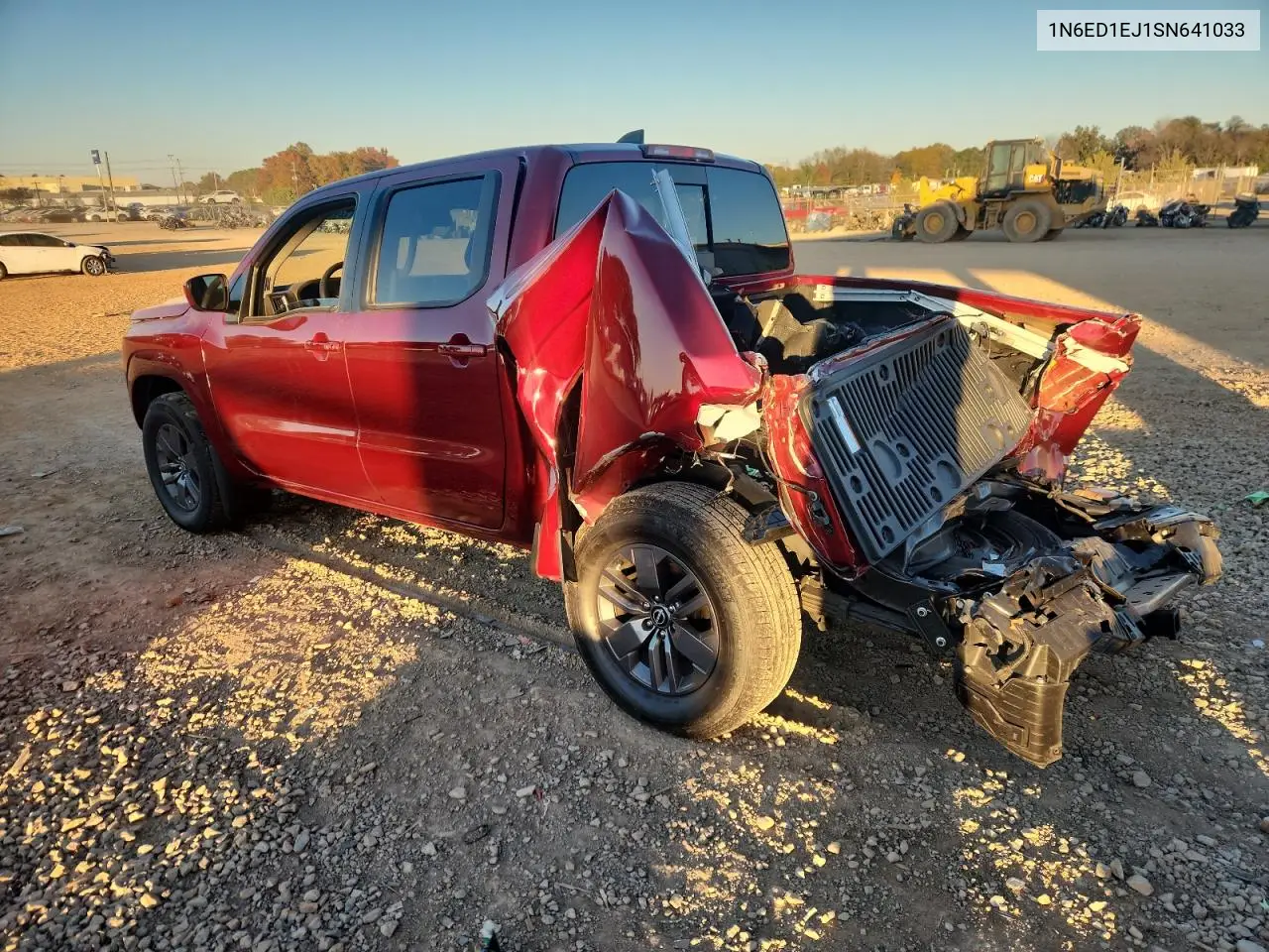 1N6ED1EJ1SN641033 2025 Nissan Frontier S