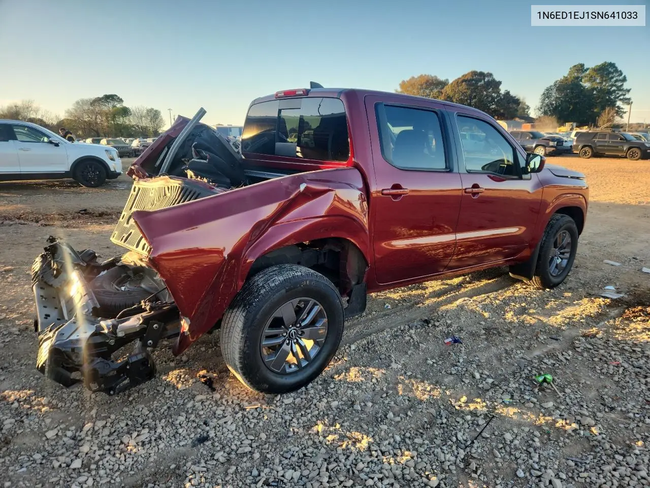 1N6ED1EJ1SN641033 2025 Nissan Frontier S