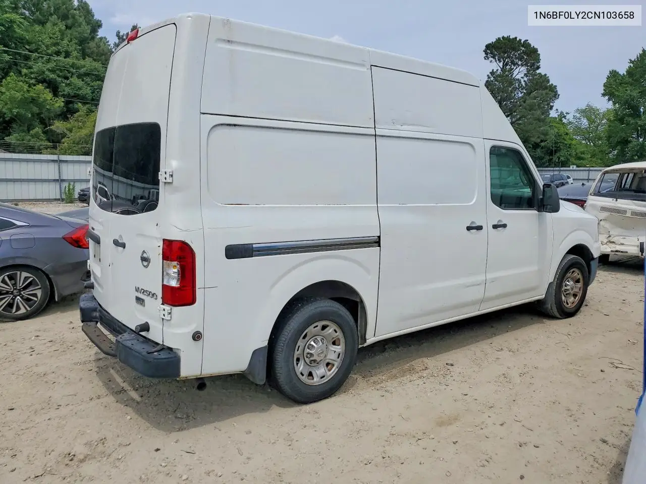 2012 Nissan Nv 2500 Delivery Van VIN: 1N6BF0LY2CN103658 Lot: 55385246