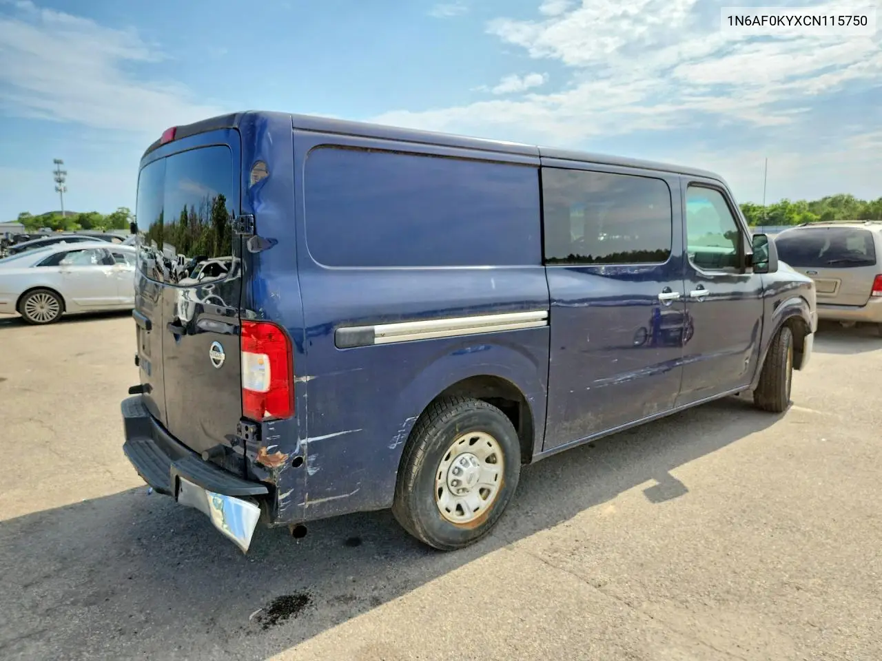 2012 Nissan Nv 2500 Hd S VIN: 1N6AF0KYXCN115750 Lot: 58986196