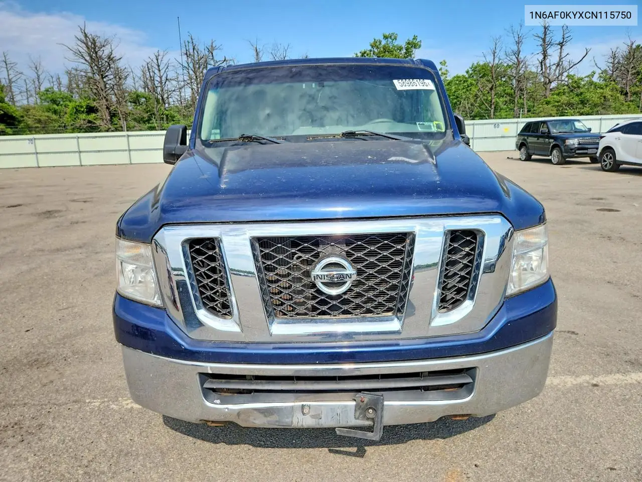 2012 Nissan Nv 2500 Hd S VIN: 1N6AF0KYXCN115750 Lot: 58986196