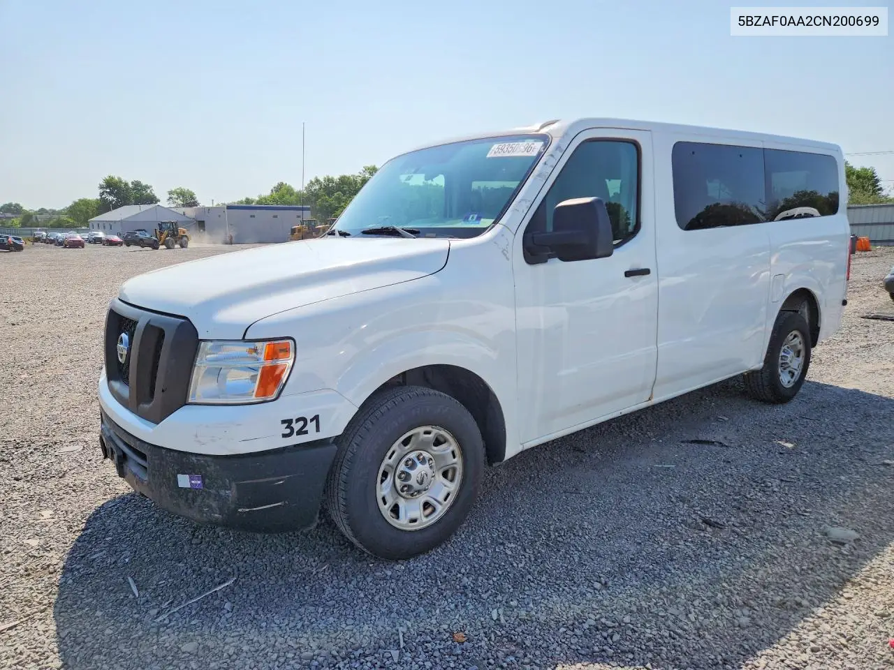 2012 Nissan Nv 3500 Hd S VIN: 5BZAF0AA2CN200699 Lot: 59350996