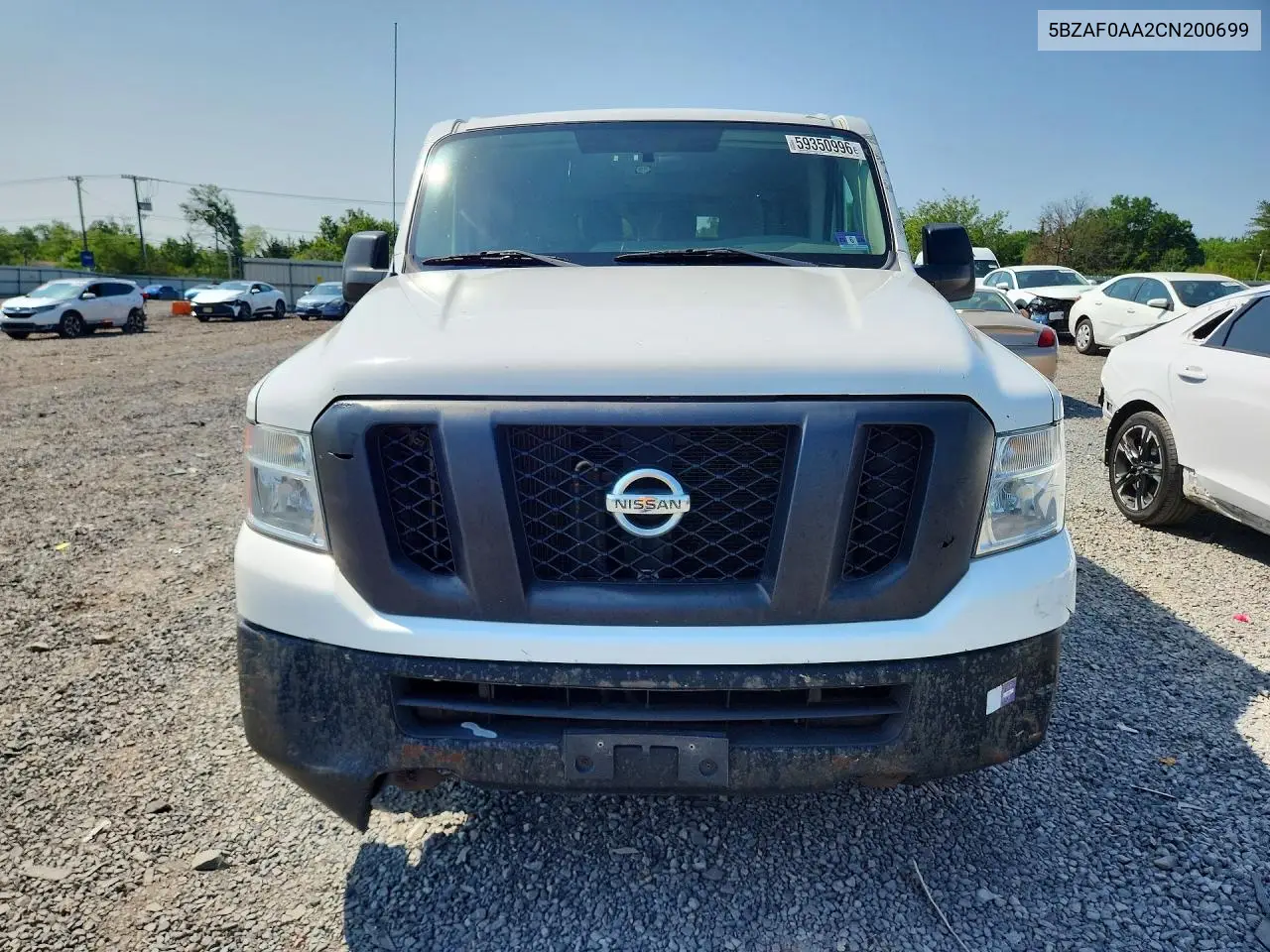 2012 Nissan Nv 3500 Hd S VIN: 5BZAF0AA2CN200699 Lot: 59350996