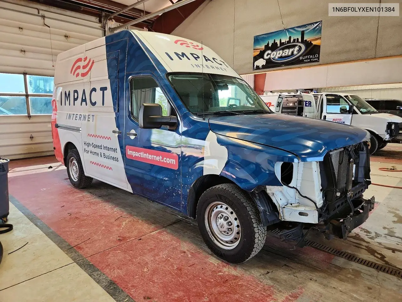 2014 Nissan Nv 2500 VIN: 1N6BF0LYXEN101384 Lot: 53965056