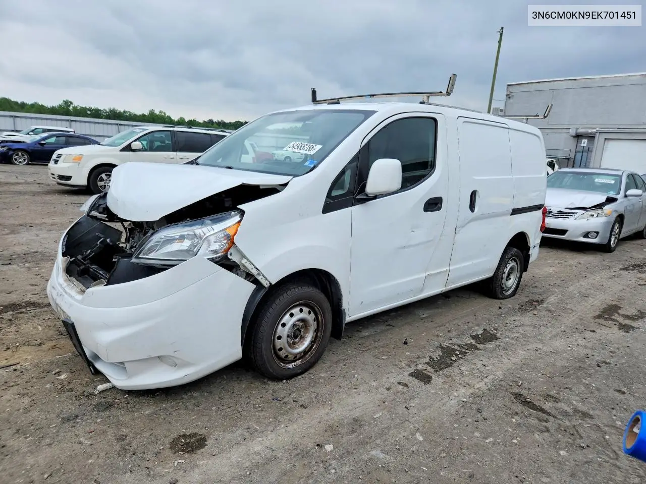2014 Nissan Nv200 Delivery Van VIN: 3N6CM0KN9EK701451 Lot: 54988286