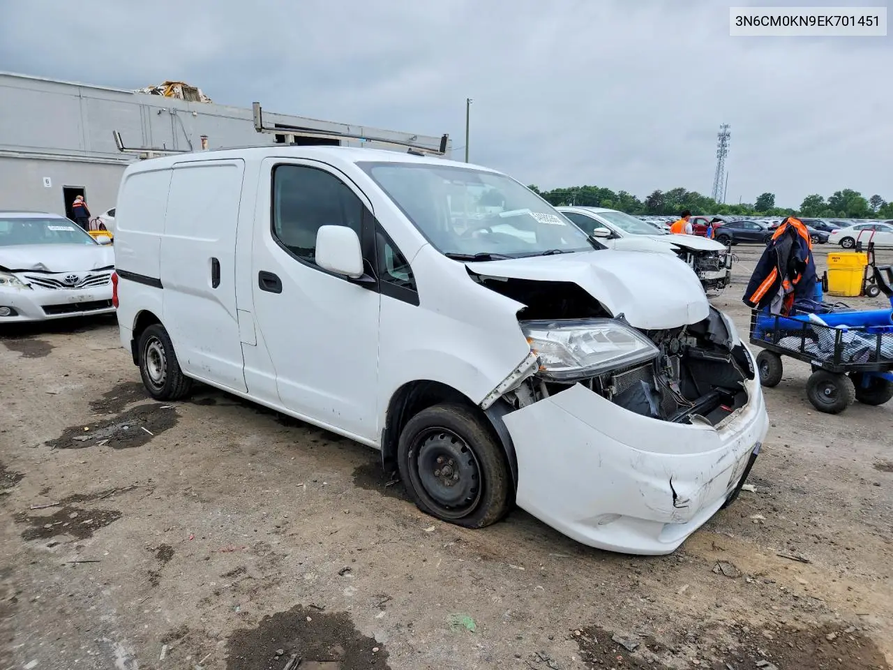 2014 Nissan Nv200 Delivery Van VIN: 3N6CM0KN9EK701451 Lot: 54988286