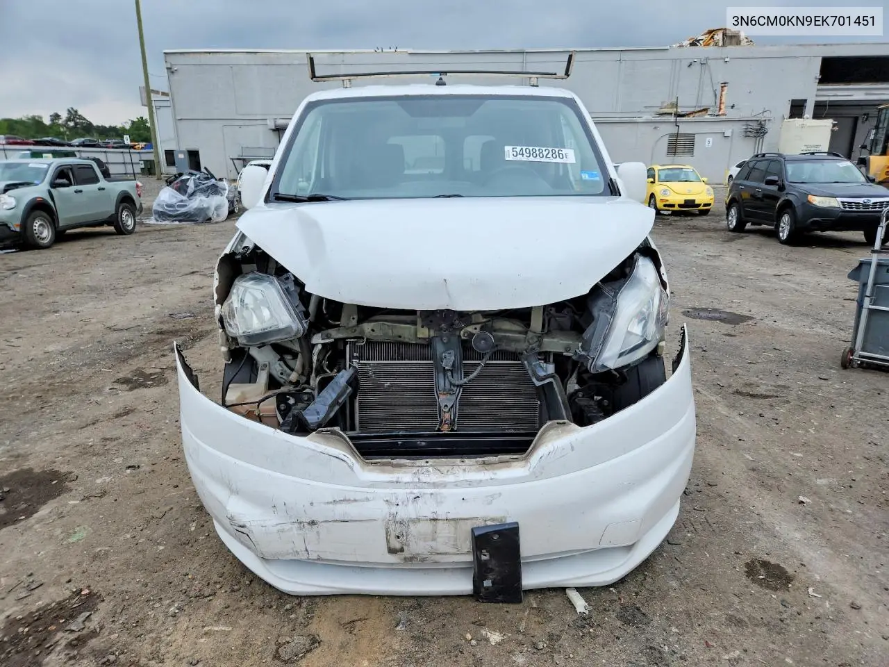 2014 Nissan Nv200 Delivery Van VIN: 3N6CM0KN9EK701451 Lot: 54988286