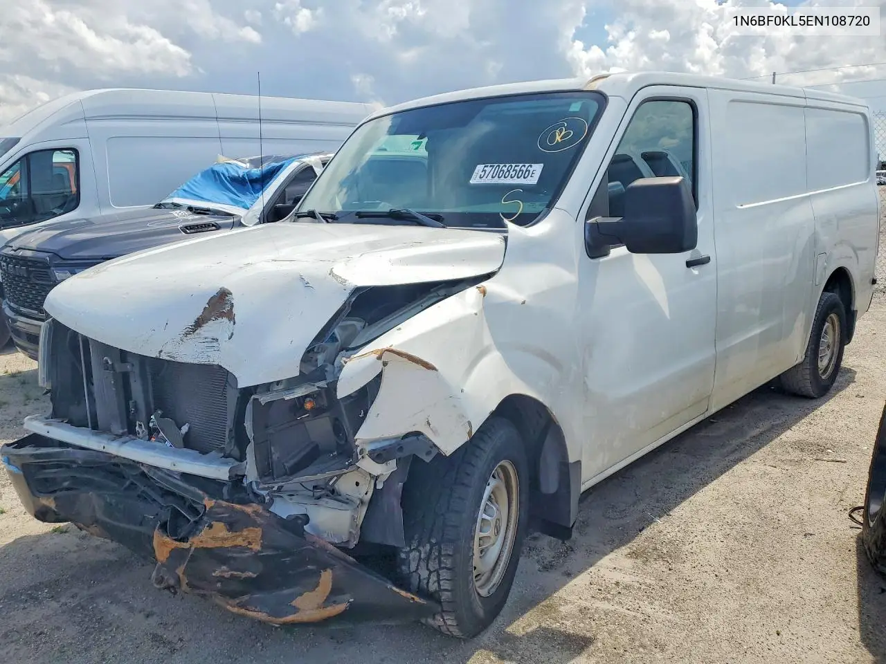 2014 Nissan Nv 1500 S VIN: 1N6BF0KL5EN108720 Lot: 57068566