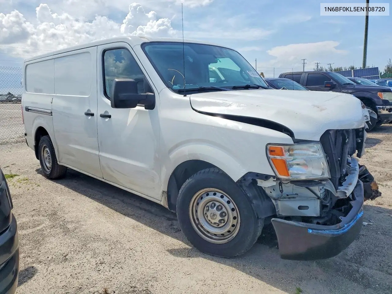 2014 Nissan Nv 1500 S VIN: 1N6BF0KL5EN108720 Lot: 57068566