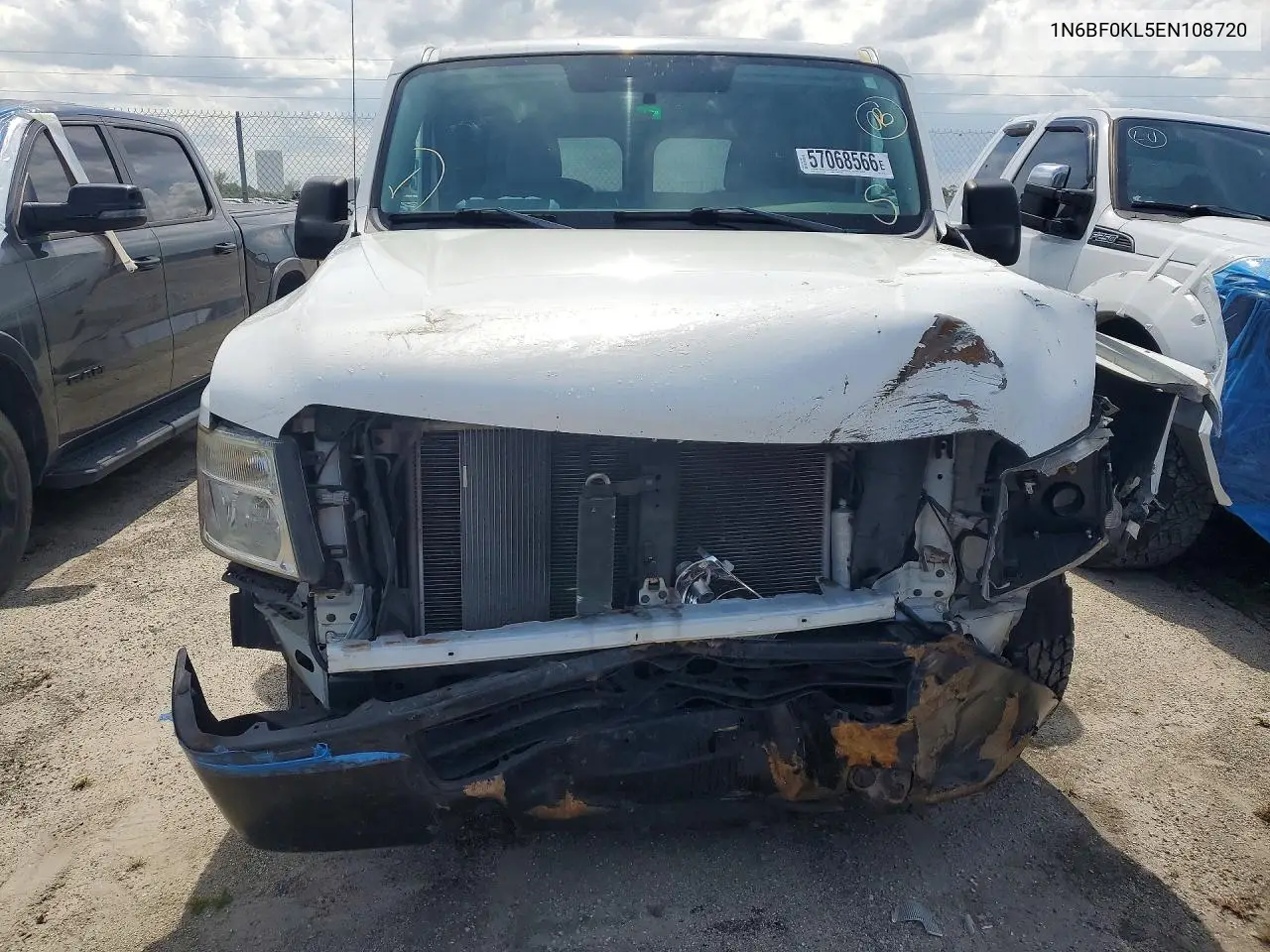 2014 Nissan Nv 1500 S VIN: 1N6BF0KL5EN108720 Lot: 57068566