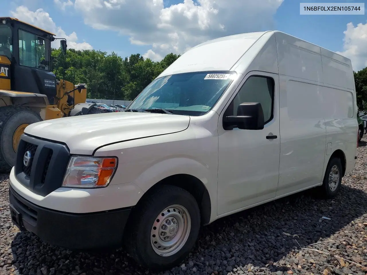 2014 Nissan Nv 2500 VIN: 1N6BF0LX2EN105744 Lot: 58029256