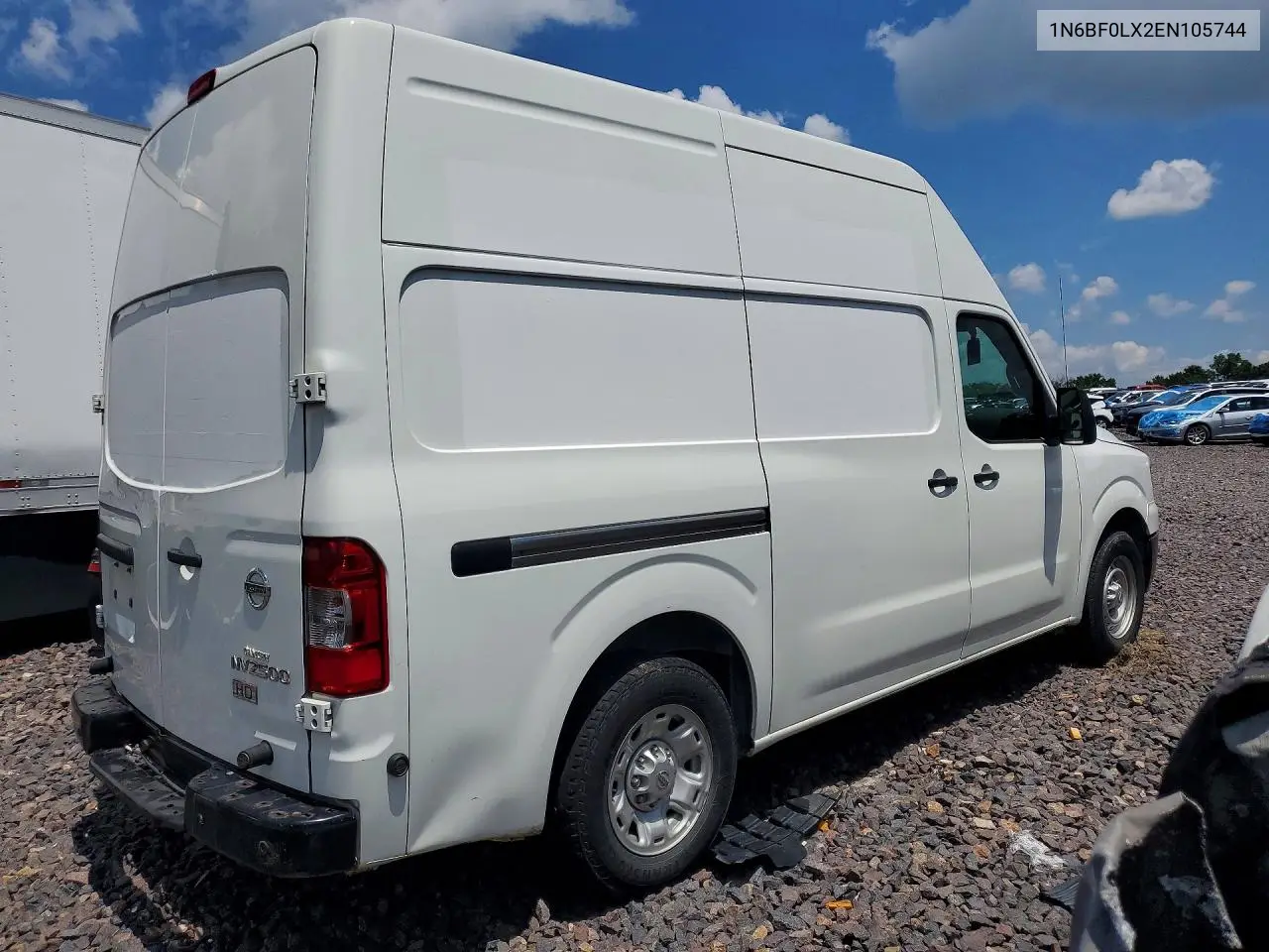 2014 Nissan Nv 2500 VIN: 1N6BF0LX2EN105744 Lot: 58029256