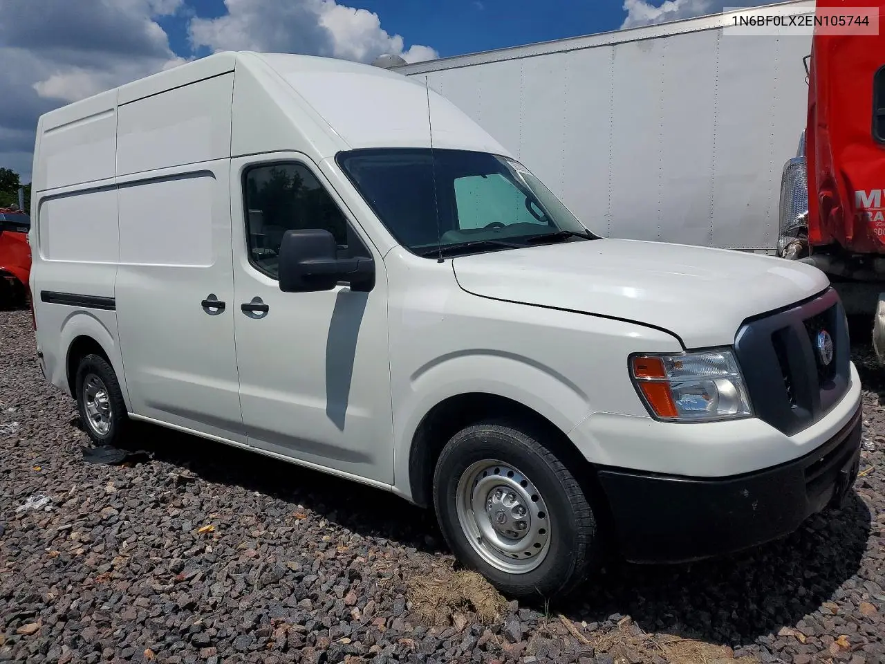 2014 Nissan Nv 2500 VIN: 1N6BF0LX2EN105744 Lot: 58029256