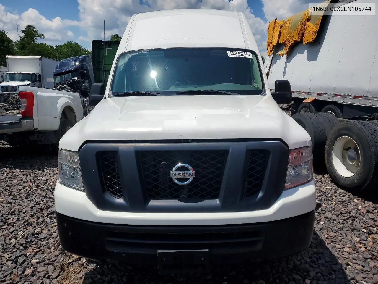2014 Nissan Nv 2500 VIN: 1N6BF0LX2EN105744 Lot: 58029256