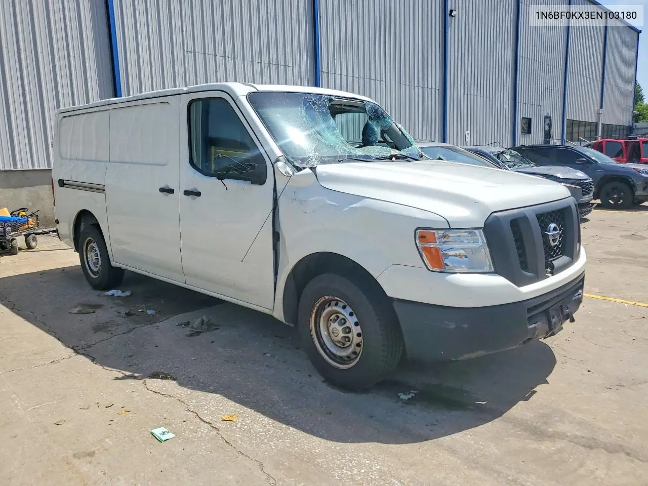 2014 Nissan Nv 2500 Hd S VIN: 1N6BF0KX3EN103180 Lot: 59339776