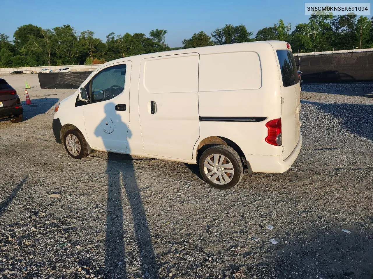 2014 Nissan Nv200 Sv VIN: 3N6CM0KN3EK691094 Lot: 59670256