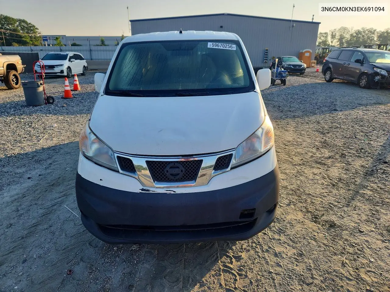 2014 Nissan Nv200 Sv VIN: 3N6CM0KN3EK691094 Lot: 59670256