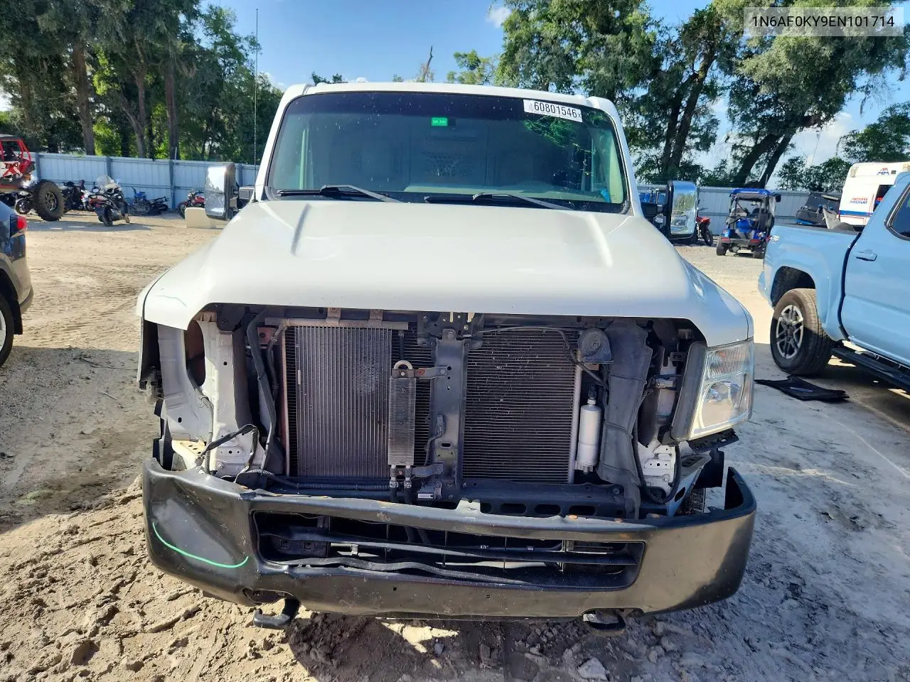 2014 Nissan Nv 2500 Hd S VIN: 1N6AF0KY9EN101714 Lot: 60801546