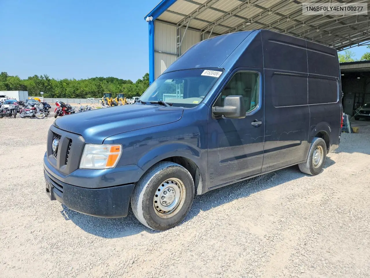 2014 Nissan Nv 2500 VIN: 1N6BF0LY4EN100277 Lot: 61520486