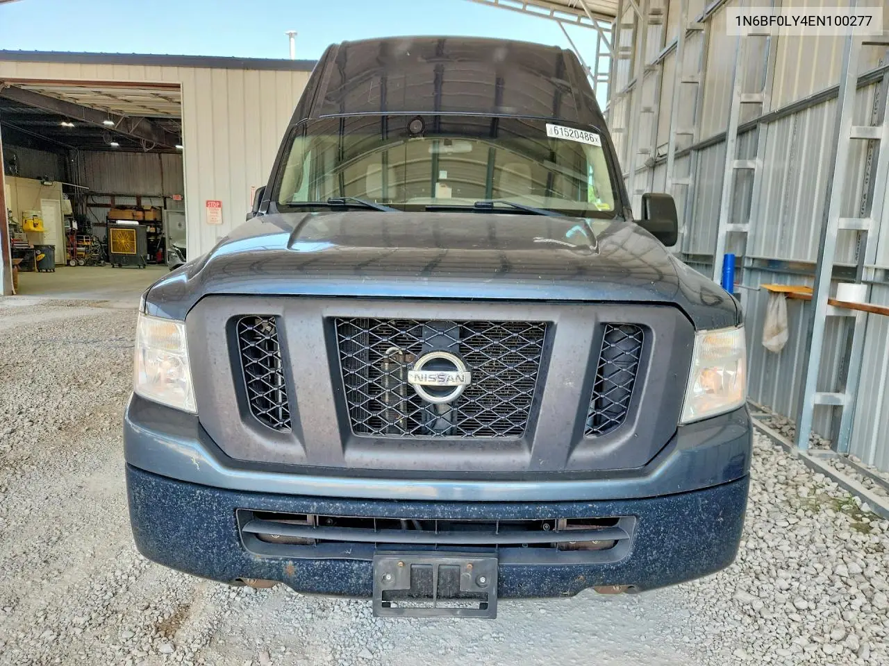 2014 Nissan Nv 2500 VIN: 1N6BF0LY4EN100277 Lot: 61520486