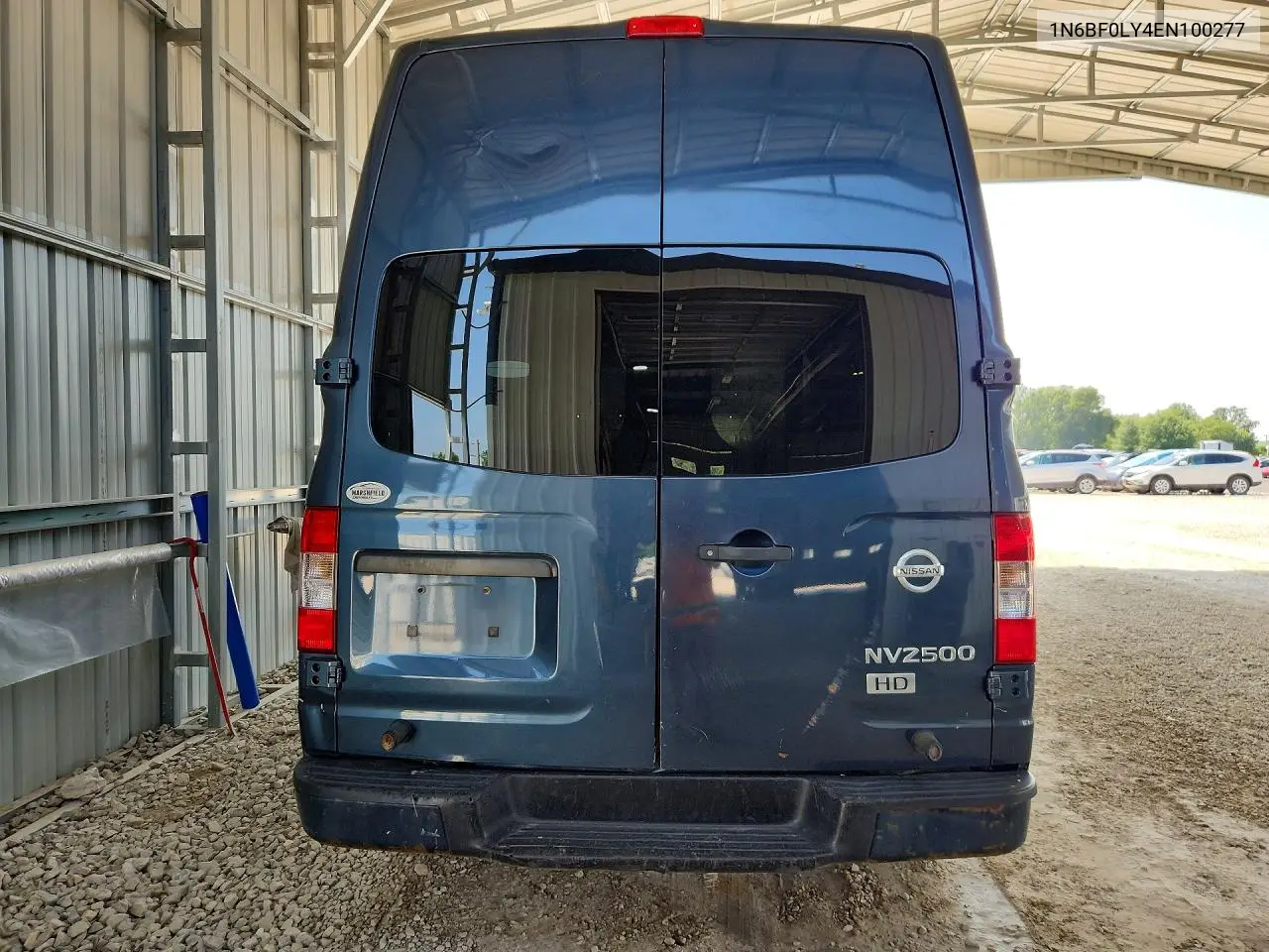 2014 Nissan Nv 2500 VIN: 1N6BF0LY4EN100277 Lot: 61520486