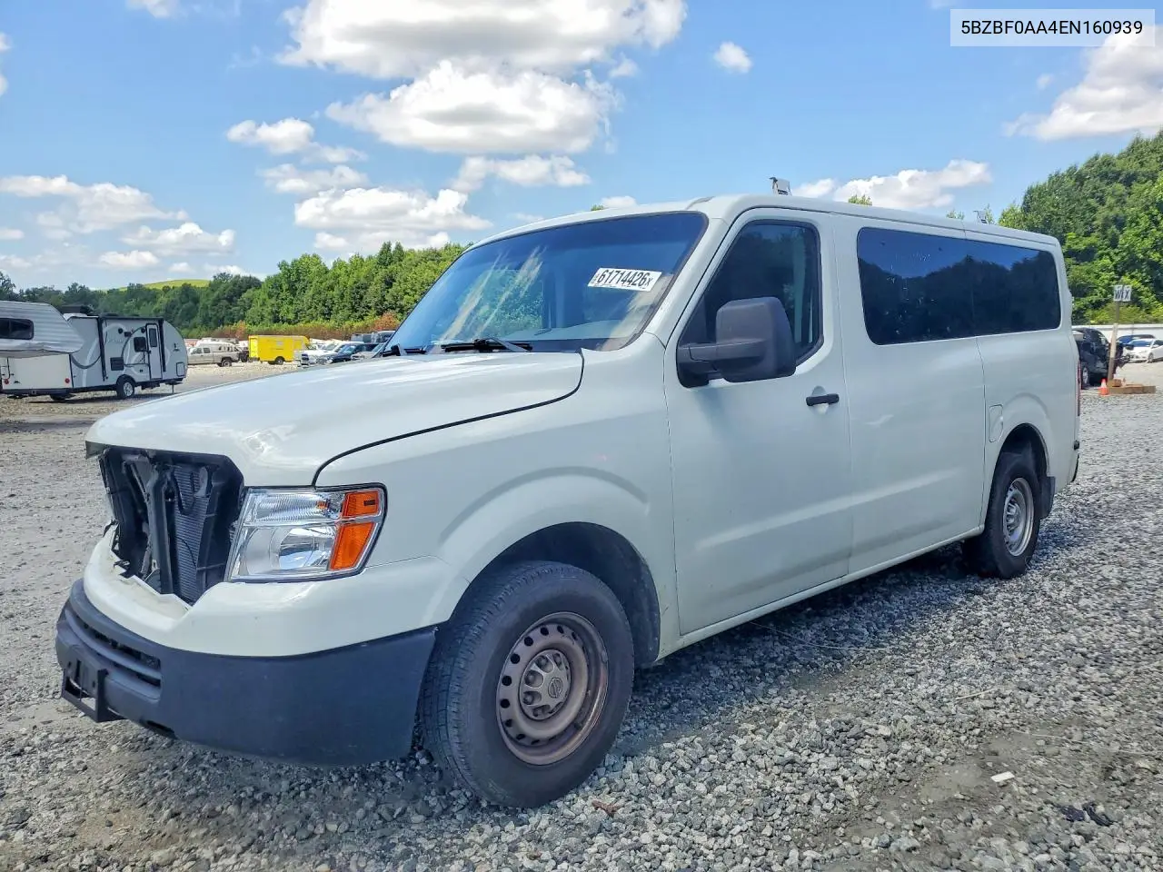 2014 Nissan Nv 3500 Hd S VIN: 5BZBF0AA4EN160939 Lot: 61714426