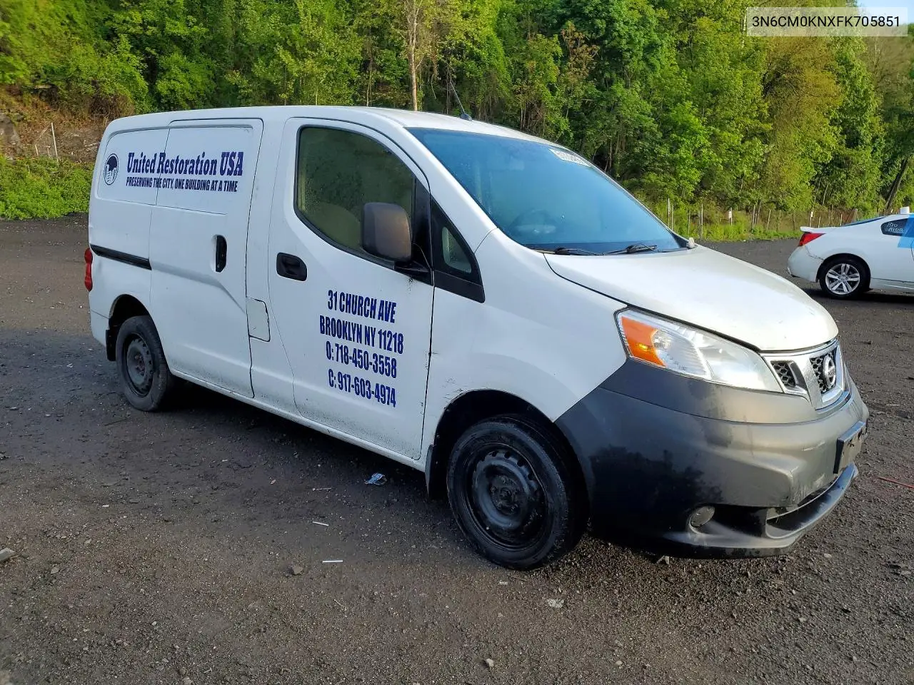 2015 Nissan Nv200 Delivery Van VIN: 3N6CM0KNXFK705851 Lot: 51739486