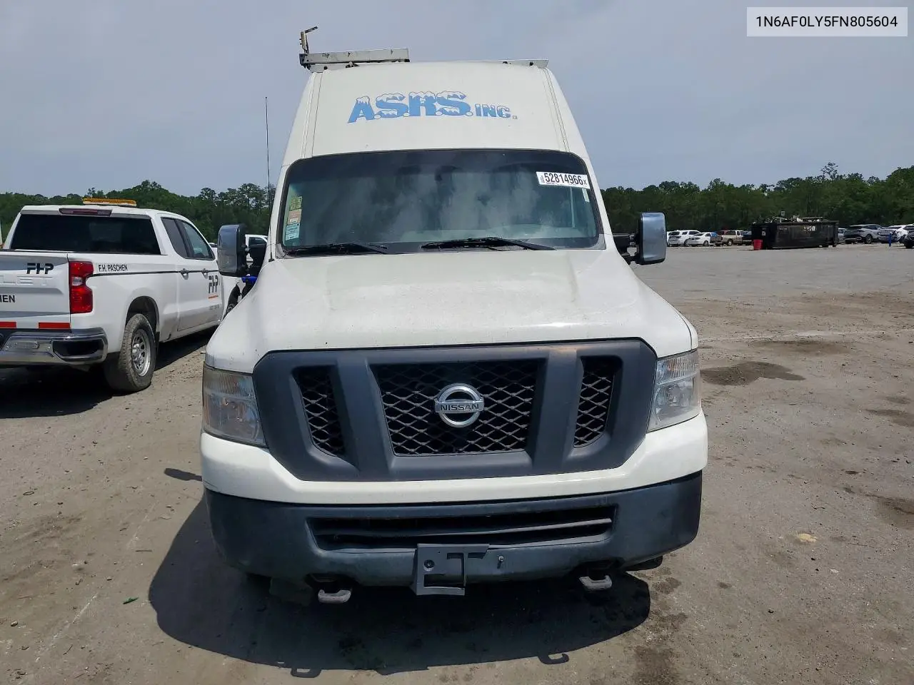 2015 Nissan Nv 3500 Hd Sv VIN: 1N6AF0LY5FN805604 Lot: 52814966