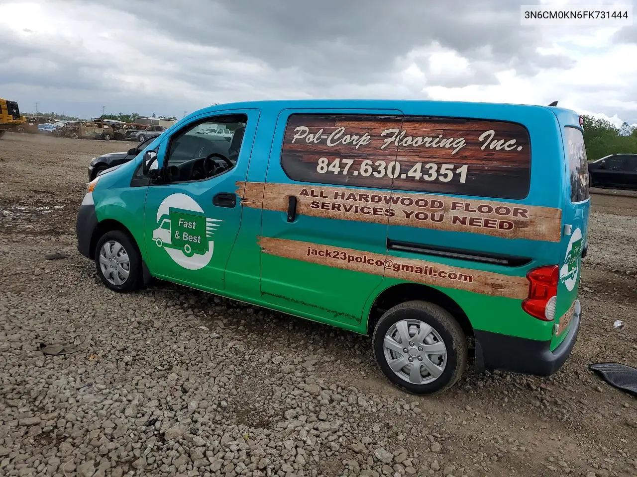 2015 Nissan Nv200 S VIN: 3N6CM0KN6FK731444 Lot: 53804416