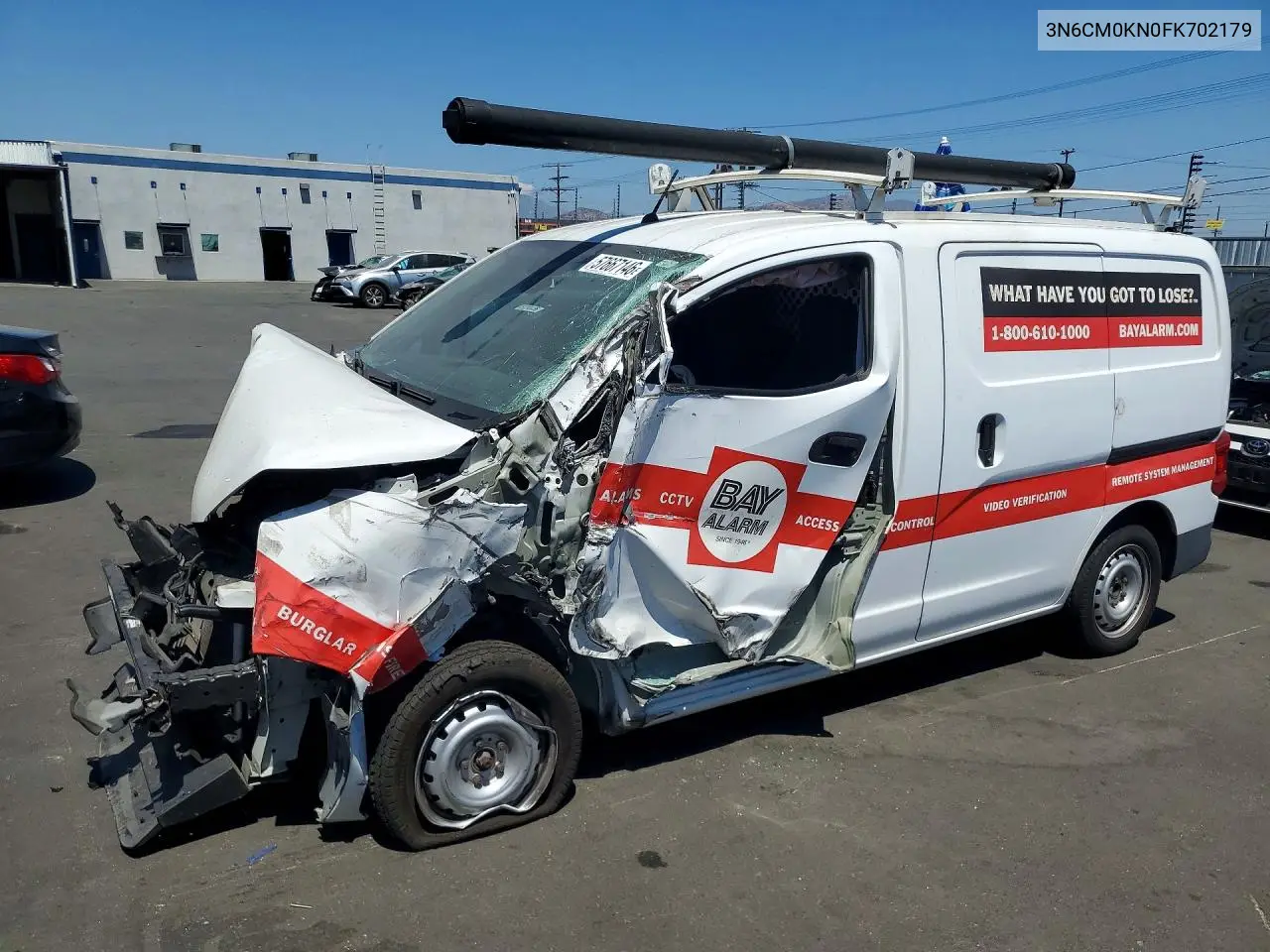 2015 Nissan Nv200 S VIN: 3N6CM0KN0FK702179 Lot: 57667146