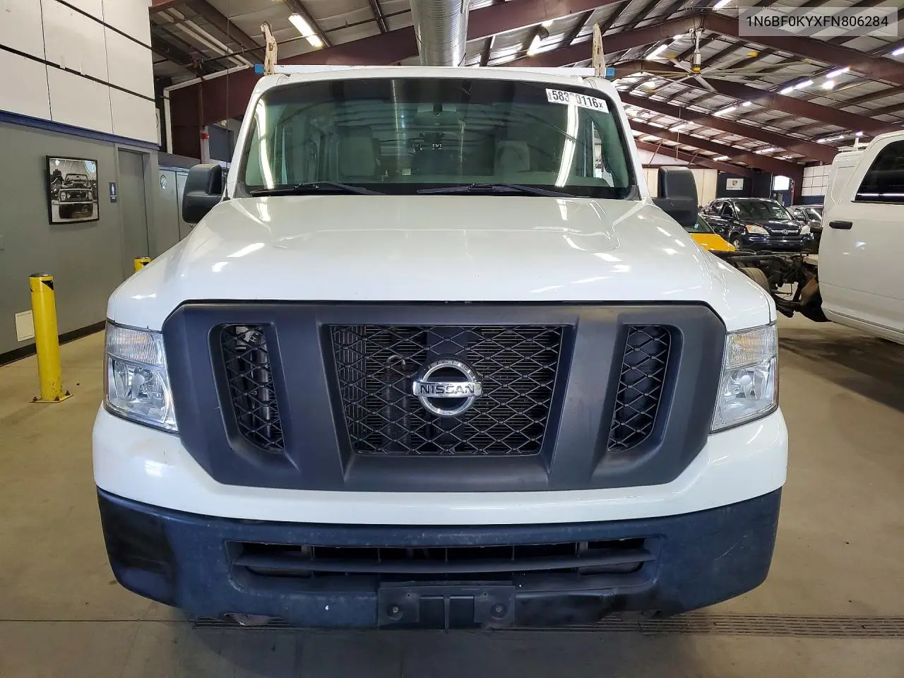 2015 Nissan Nv 2500 Hd Sv VIN: 1N6BF0KYXFN806284 Lot: 58330116