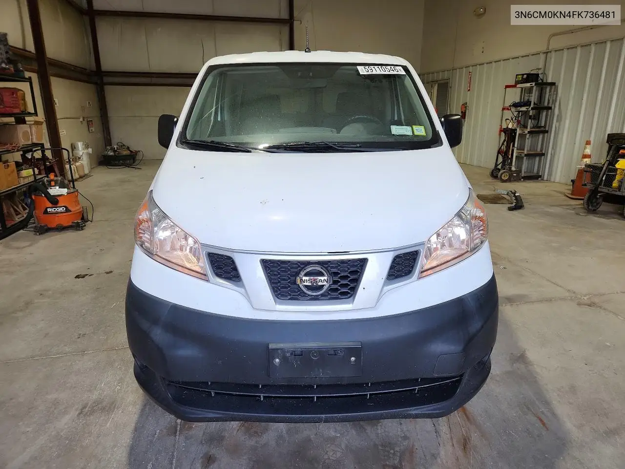 2015 Nissan Nv200 S VIN: 3N6CM0KN4FK736481 Lot: 59110546