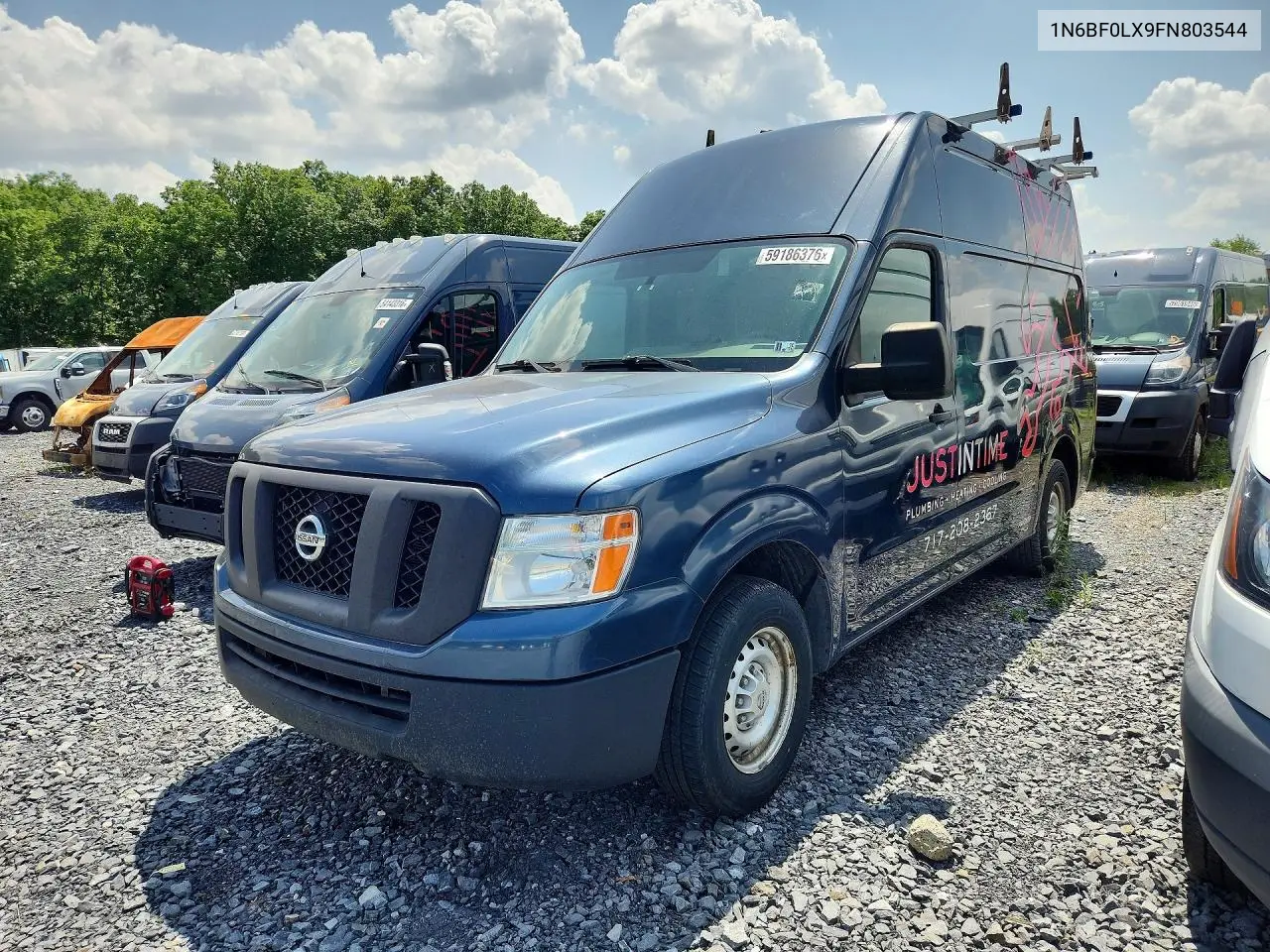 2015 Nissan Nv 2500 VIN: 1N6BF0LX9FN803544 Lot: 59186376