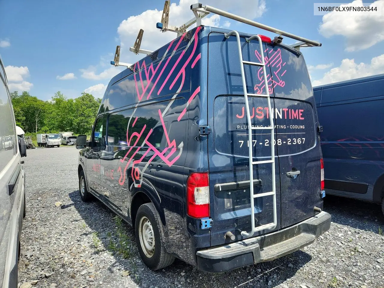 2015 Nissan Nv 2500 VIN: 1N6BF0LX9FN803544 Lot: 59186376
