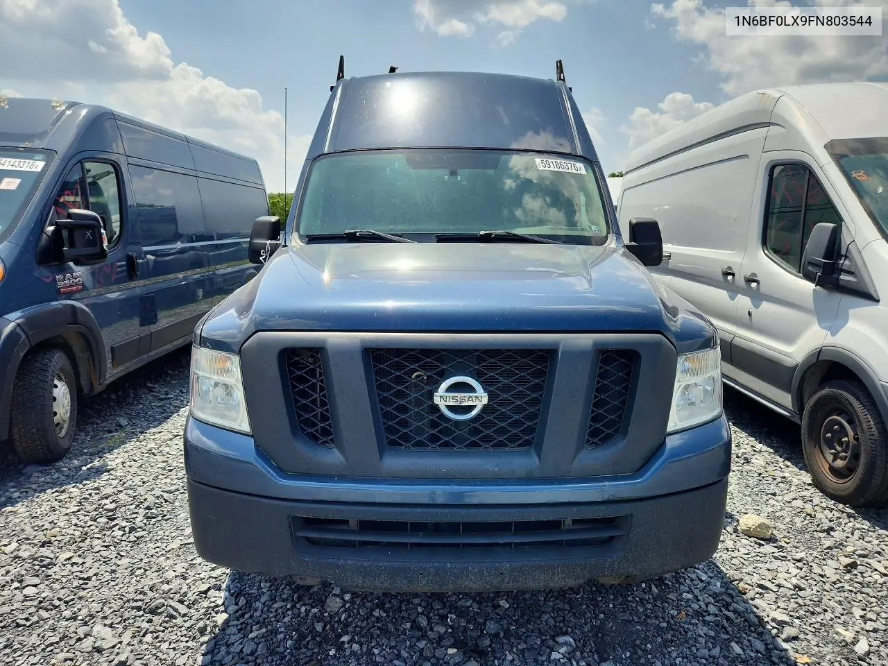 2015 Nissan Nv 2500 VIN: 1N6BF0LX9FN803544 Lot: 59186376