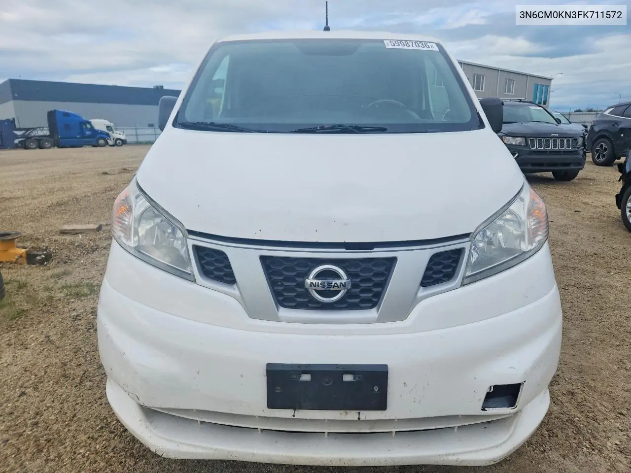 2015 Nissan Nv200 S VIN: 3N6CM0KN3FK711572 Lot: 59987036