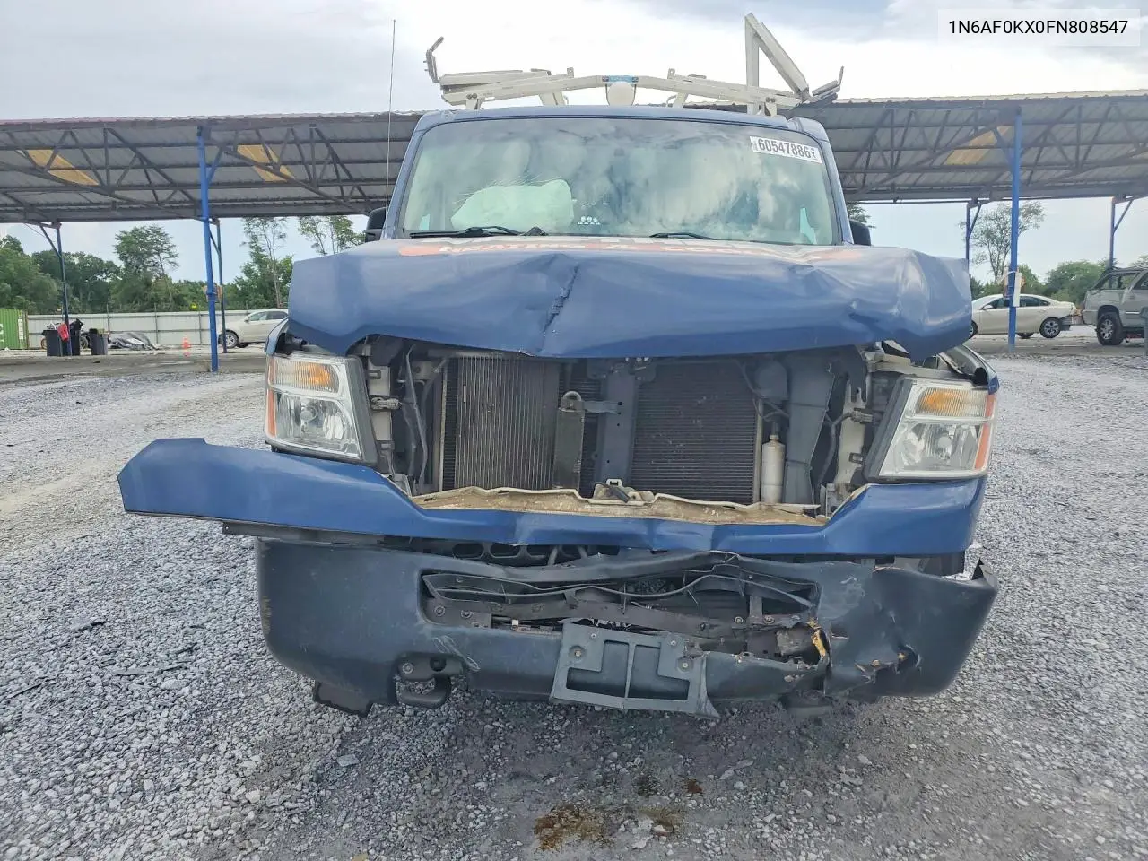 2015 Nissan Nv 2500 Hd S VIN: 1N6AF0KX0FN808547 Lot: 60547886
