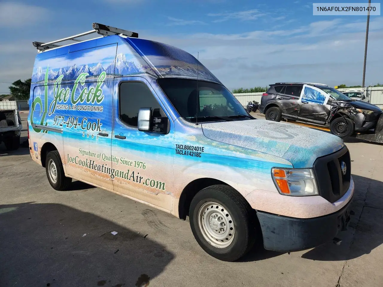2015 Nissan Nv 2500 Hd S VIN: 1N6AF0LX2FN801470 Lot: 61068056