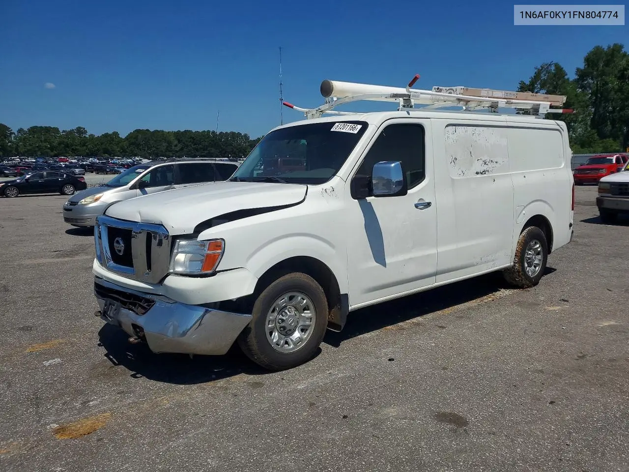 2015 Nissan Nv 2500 Hd Sl VIN: 1N6AF0KY1FN804774 Lot: 61201166