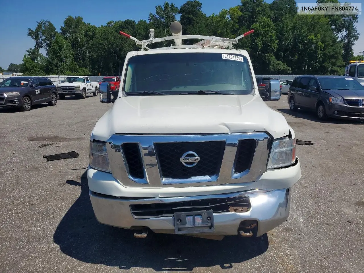 2015 Nissan Nv 2500 Hd Sl VIN: 1N6AF0KY1FN804774 Lot: 61201166