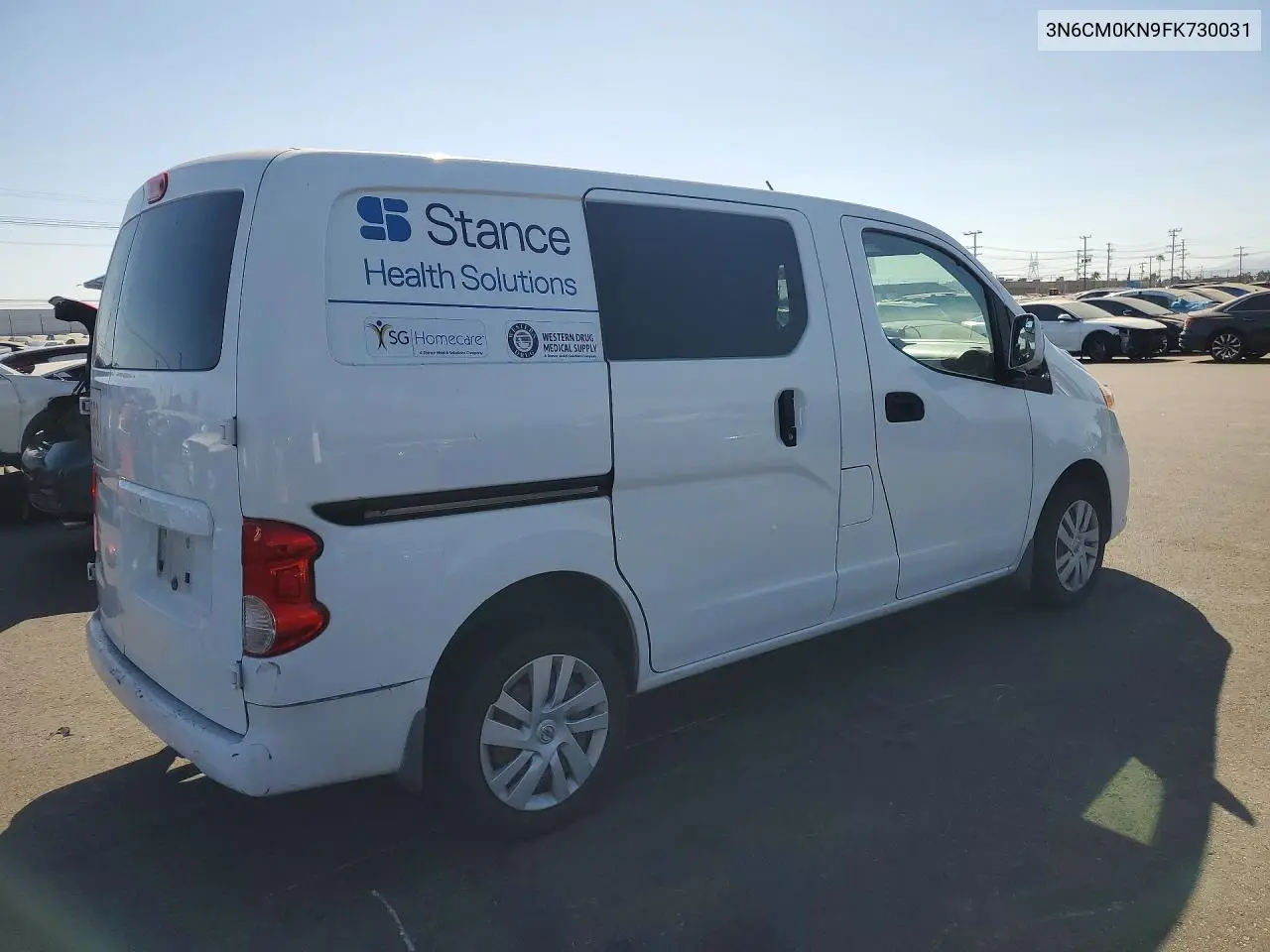 2015 Nissan Nv200 Sv VIN: 3N6CM0KN9FK730031 Lot: 61617386