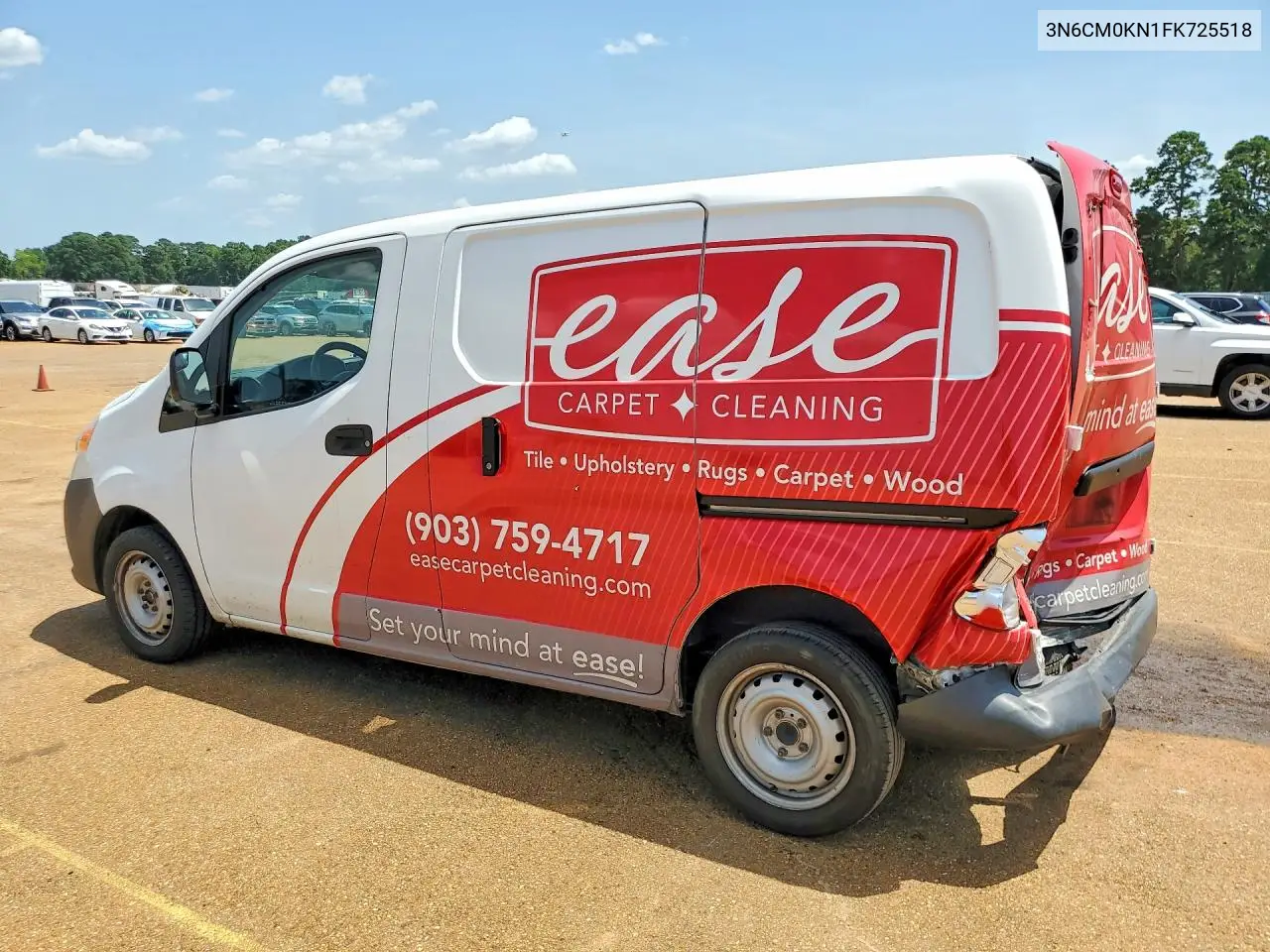 2015 Nissan Nv200 S VIN: 3N6CM0KN1FK725518 Lot: 62036786