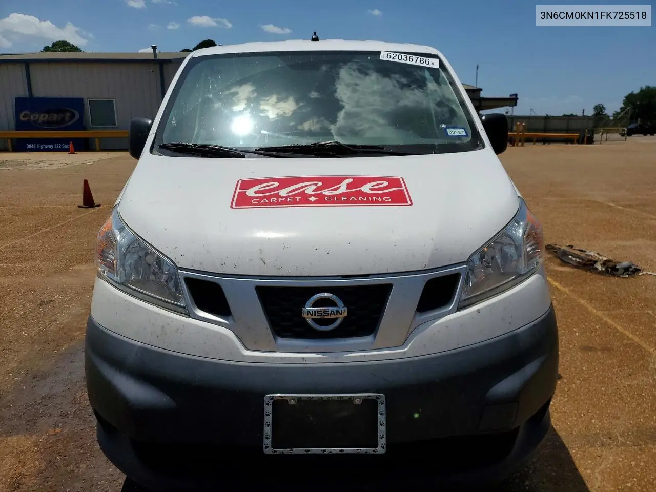 2015 Nissan Nv200 S VIN: 3N6CM0KN1FK725518 Lot: 62036786