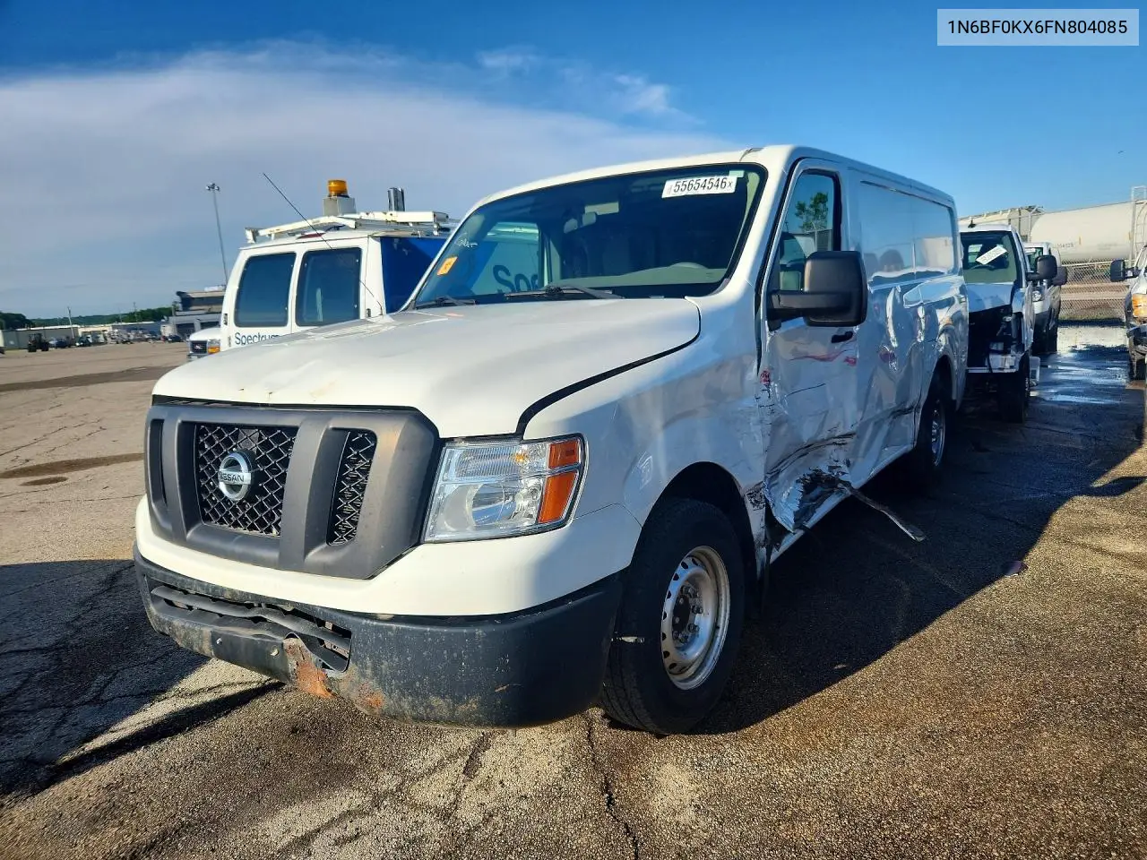 2015 Nissan Nv 2500 Hd - Delivery Van VIN: 1N6BF0KX6FN804085 Lot: 62516116